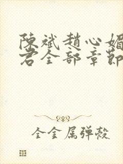 陈斌赵心媚高婉君全部章节