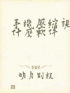 手机压缩视频用什么软件