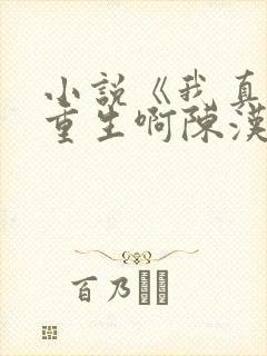 小说《我真没想重生啊陈汉升》