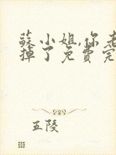 苏小姐,你老公掉了免费完整版