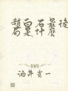 赵白石最后的结局是什么