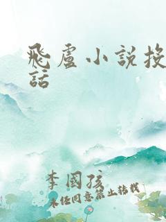 飞卢小说投诉电话