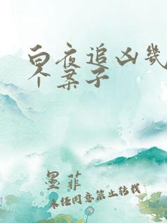 白夜追凶几集一个案子