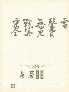 密战无声电视剧全集免费