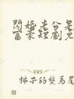 闪婚老公是超级富豪短剧免费观看