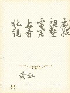 北上电视剧在线观看完整版免费高清