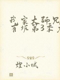 我家大师兄脑子有坑第3季免费观看