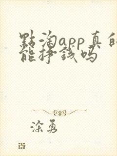 点淘app真的能挣钱吗