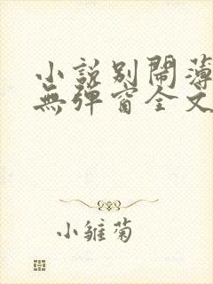 小说别闹薄先生无弹窗全文免费阅读