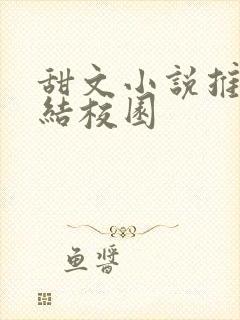 甜文小说推荐完结校园