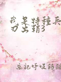 我是特种兵之利刃出鞘3