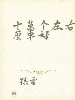 十万个左右买什么车好