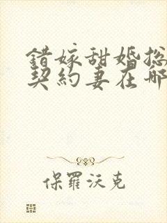 错嫁甜婚总裁的契约妻在哪看