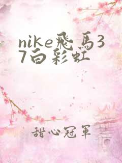 nike飞马37白彩虹