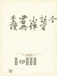 李君小说全文阅读无弹窗