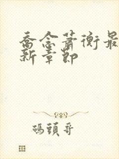 乔念萧衡最新更新章节