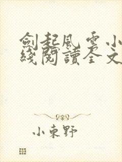 剑起风云小说在线阅读全文免费