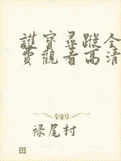 护宝寻踪全集免费观看高清