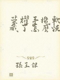 荣耀手机软件隐藏了怎么恢复