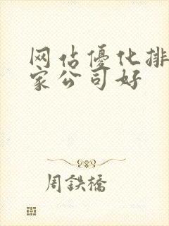 网站优化排名哪家公司好