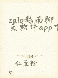 zalo越南聊天软件app下载