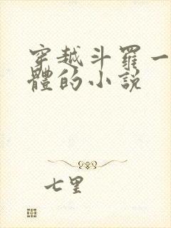 穿越斗罗一魂双体的小说