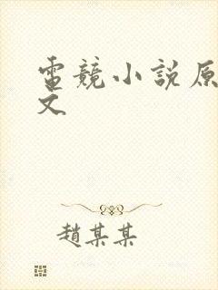 电竞小说原耽甜文