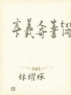 完美人生txt下载奇书网