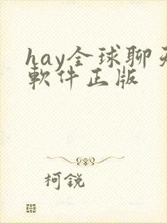 hay全球聊天软件正版