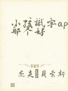 小孩识字app哪个好