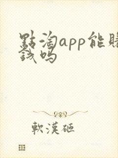 点淘app能赚钱吗