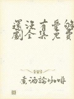 还没有爱够电视剧全集免费观看