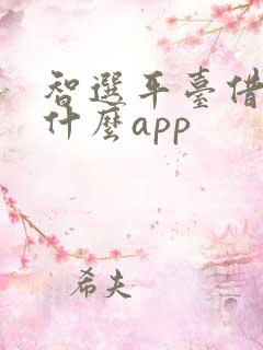 智选平台借款是什么app