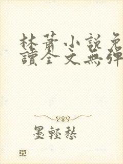 林萧小说免费阅读全文无弹窗