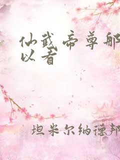 仙武帝尊那里可以看