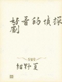 好看的侦探类美剧