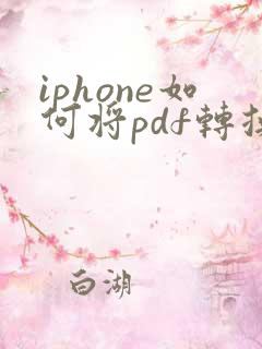 iphone如何将pdf转换成word