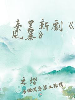 秦昊新剧《扫毒风暴》