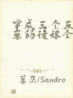 穿成三个反派崽崽的后娘全集阅读