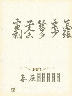 电子发票怎么看剩余多少张