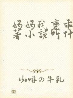 妈妈我变乖了原著小说叫什么名字