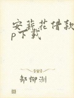 安薪花借款app下载