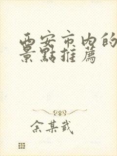 西安市内的旅游景点推荐