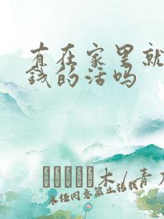 有在家里就能挣钱的活吗