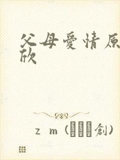 父母爱情原著安欣