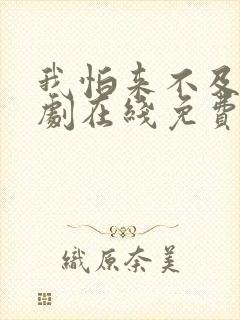 我怕来不及电视剧在线免费观看