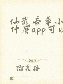 仙武帝尊小说用什么app可以免费