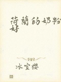 荷兰的奶粉哪个好