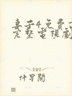 妻子4免费高清完整电视剧情