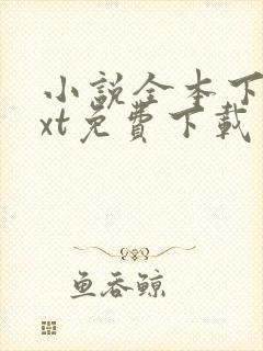 小说全本下载txt免费下载